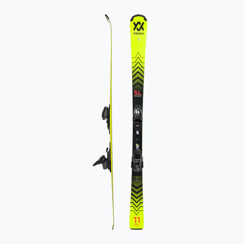 Ski Kinder Völkl Racetiger JR Pro+7. VMotion JR gelb-schwarz 122467/6262T1.VA 2