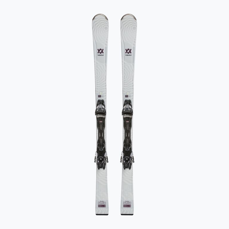 Damen-Abfahrtsski Völkl Flair 76 Elite + vMotion 10 GW weiß/beige