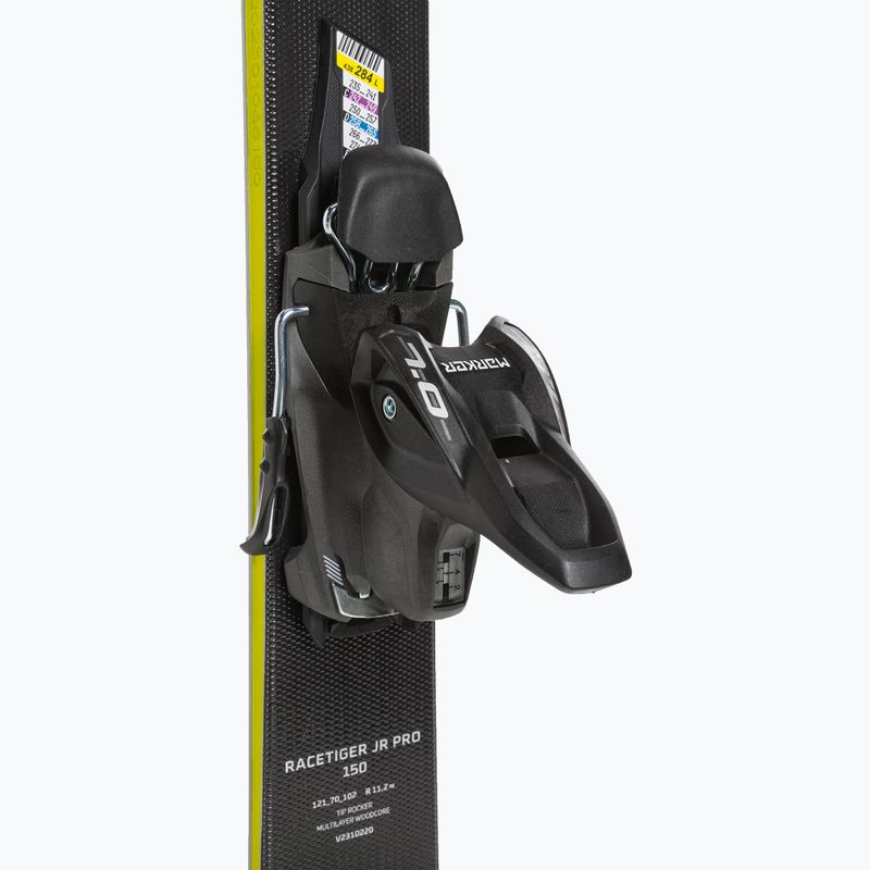 Kinder-Abfahrtsski Völkl Racetiger Junior Pro + 7.0 VMotion Jr flo gelb/schwarz 5