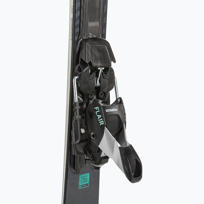 Damen-Abfahrtsski Völkl Flair SC Carbon + vMotion 11 ALU GW schwarz/teal/silber 5