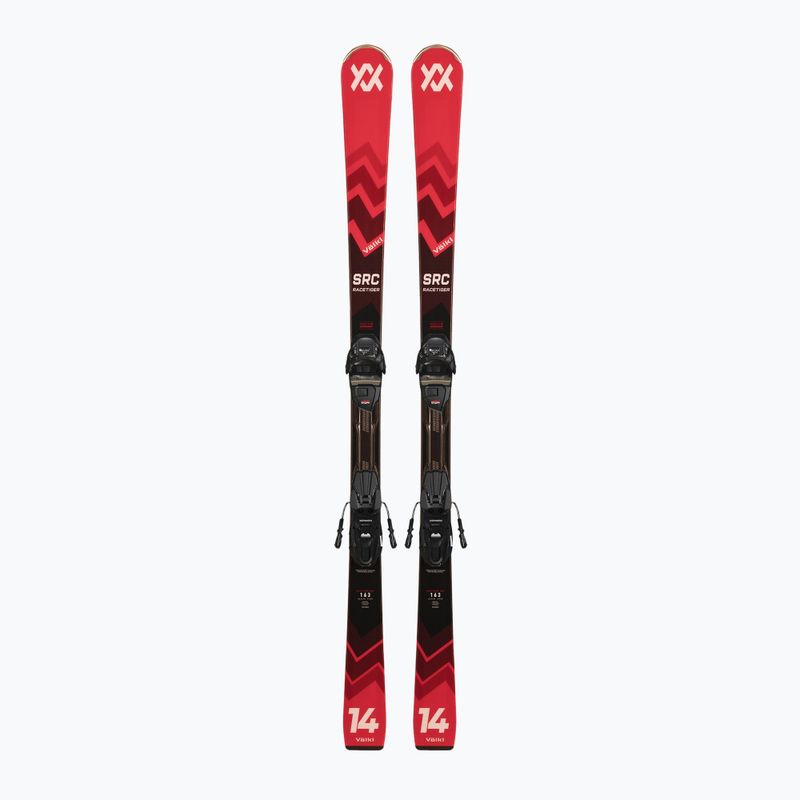 Abfahrtski Völkl Racetiger SRC Red + Schnürung VMotion 10 GW