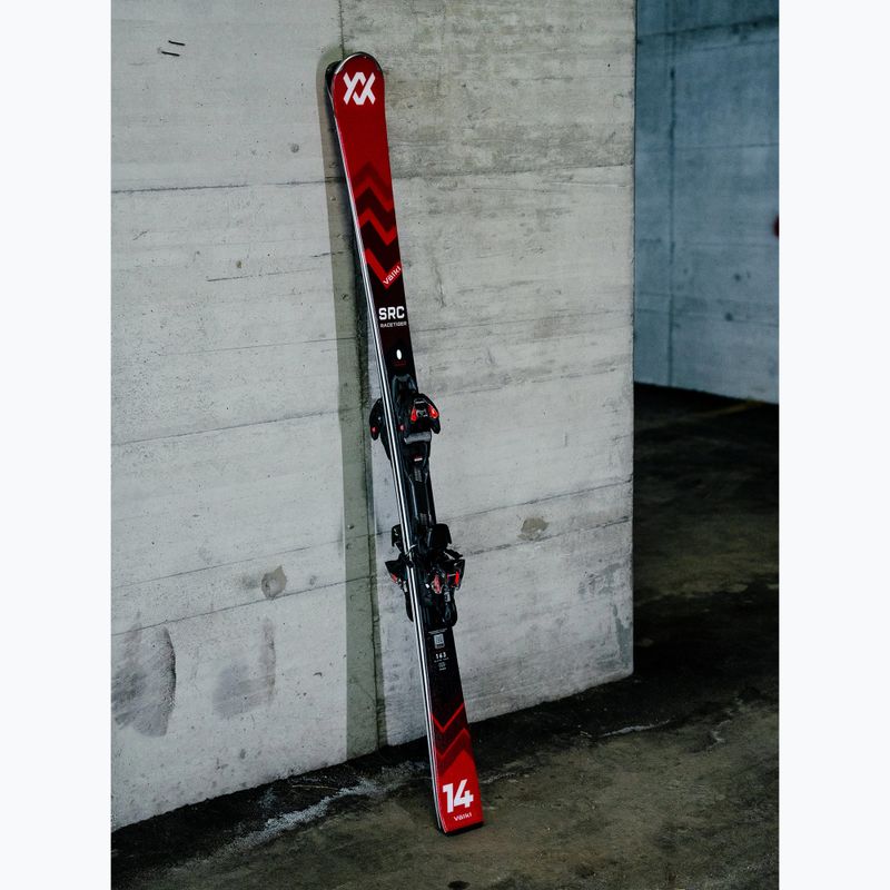 Abfahrtski Völkl Racetiger SRC Red + Schnürung VMotion 10 GW 2