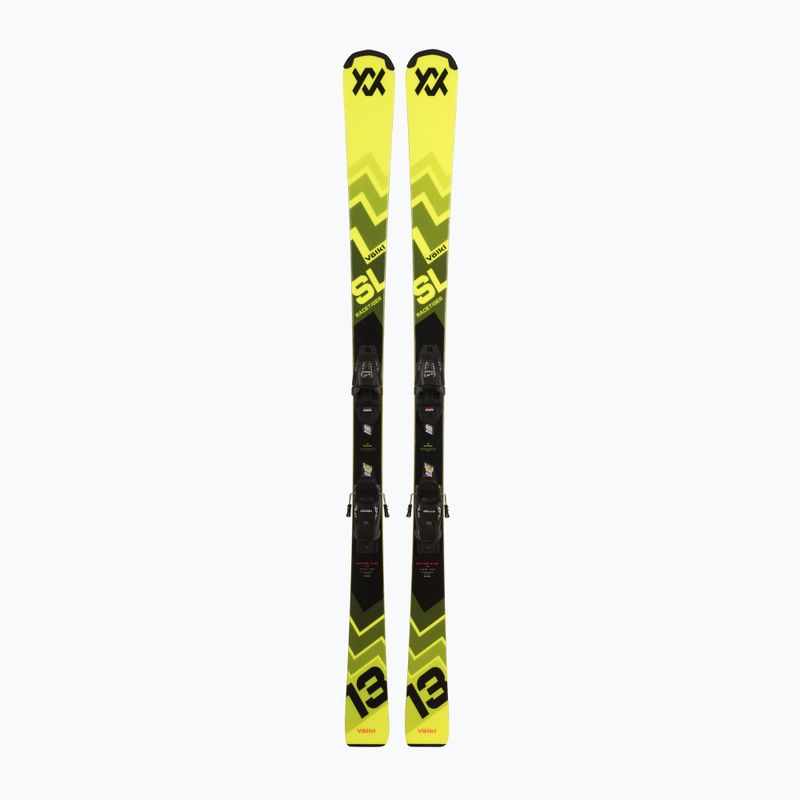 Abfahrtski Kinder Völkl Racetiger Jr Pro + Schnürung 7.0 VMotion Jr