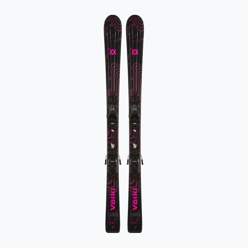 Kinder-Abfahrtsski Völkl Flair Jr + Bindung 4.5 VMotion Jr Lady 130-160 cm