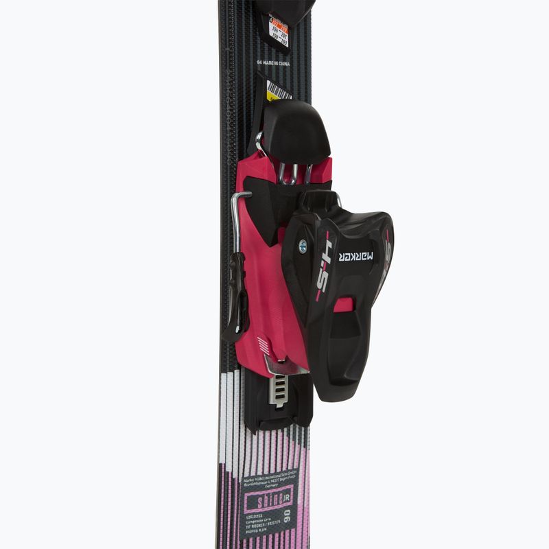 Kinderski Völkl Shine Jr + Bindungen 4.5 VMotion Jr Lady 80-90 cm black/pink 5