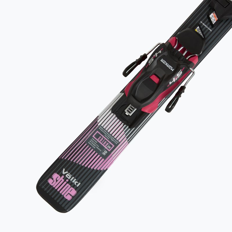 Kinderski Völkl Shine Jr + Bindungen 4.5 VMotion Jr Lady 80-90 cm black/pink 7