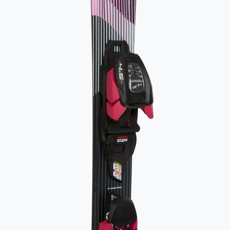 Kinderski Völkl Shine Jr + Bindung 4.5 VMotion Jr Lady 100-120 cm black/pink 4