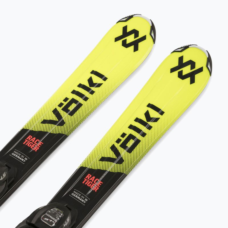 Kinder-Alpinski mit Bindung Völkl Racetiger Jr Yellow+7.0 VMotion Jr 130-160 cm 4