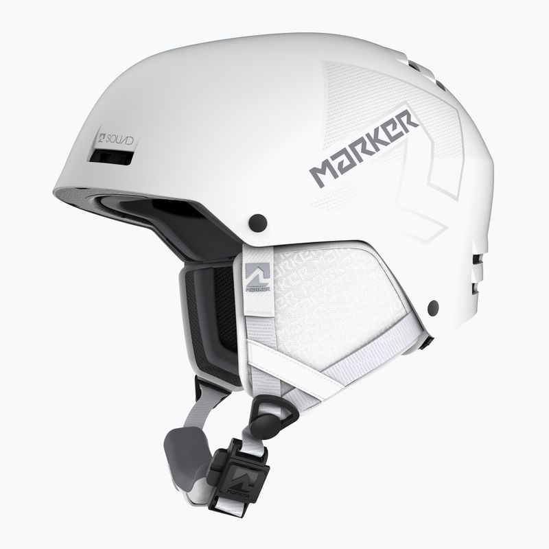 Skihelm Marker Squad white