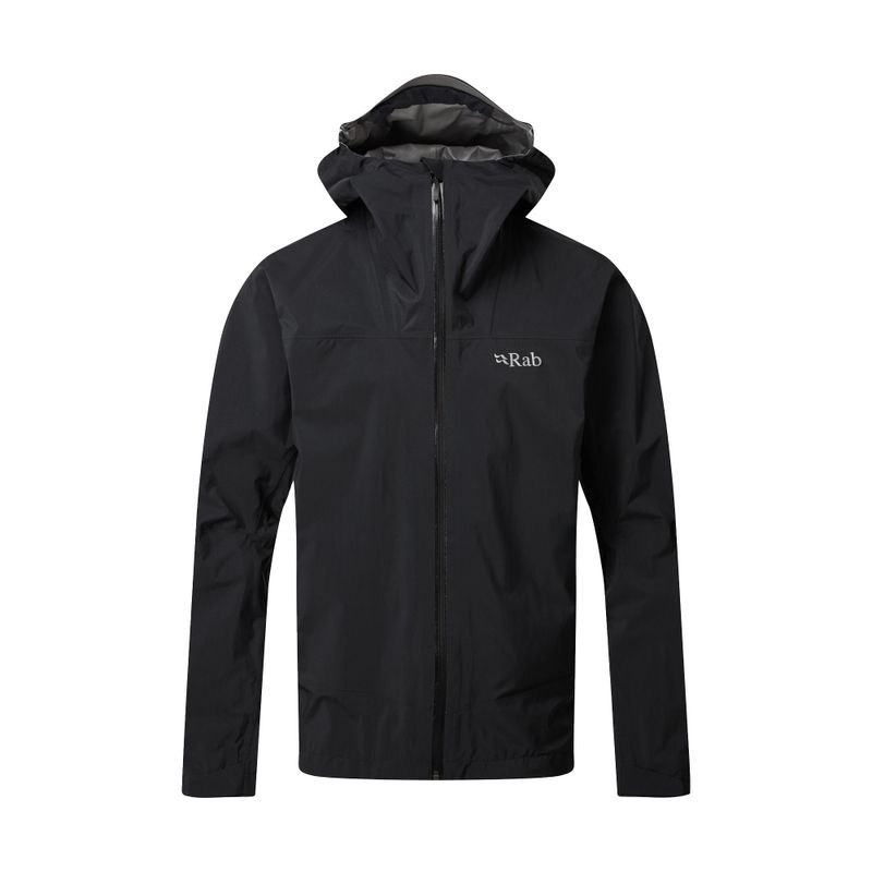 Rab Meridian Herren-Membran-Regenjacke schwarz QWG-44-BL-S 6