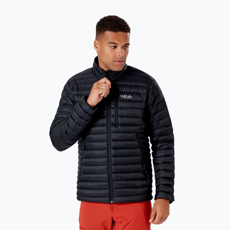 Rab Microlight Herren Daunenjacke schwarz QDB-16-BL-S