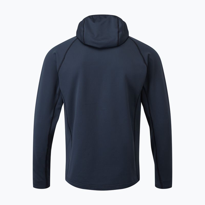 Herren Rab Superflux Hoody Fleece-Sweatshirt blau QFE-89-DI 2
