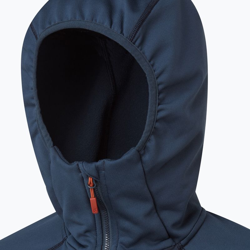 Herren Rab Superflux Hoody Fleece-Sweatshirt blau QFE-89-DI 3