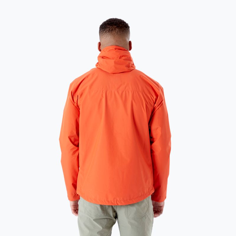 Rab Downpour Eco Herren Regenjacke orange QWG-82 2