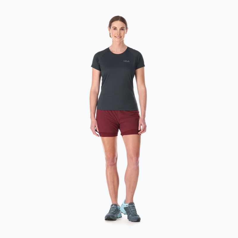 Damen-Trekking-T-Shirt Rab Sonic grau QBL-02