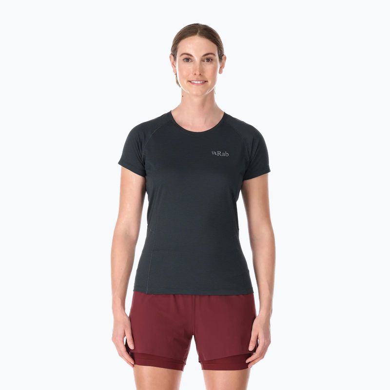 Damen-Trekking-T-Shirt Rab Sonic grau QBL-02 2