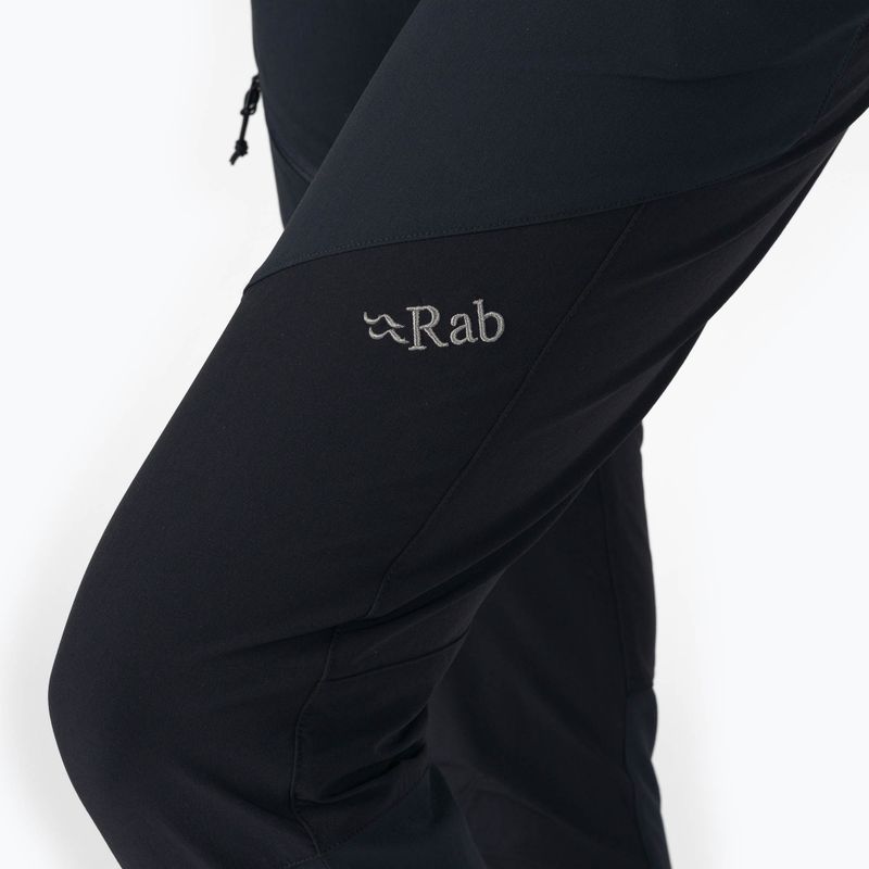 Damen Softshellhose Rab Torque Mountain schwarz-grau QFU-41-BE-08 4