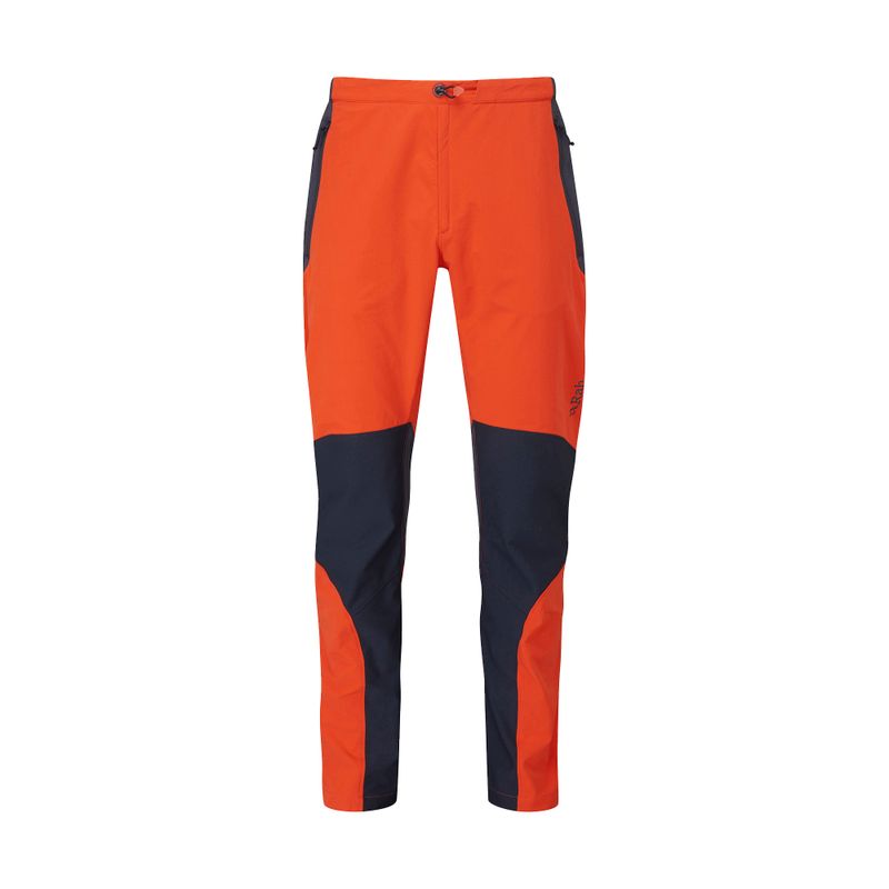 Herren-Trekkinghose Rab Torque orange/schwarz QFU-69 3