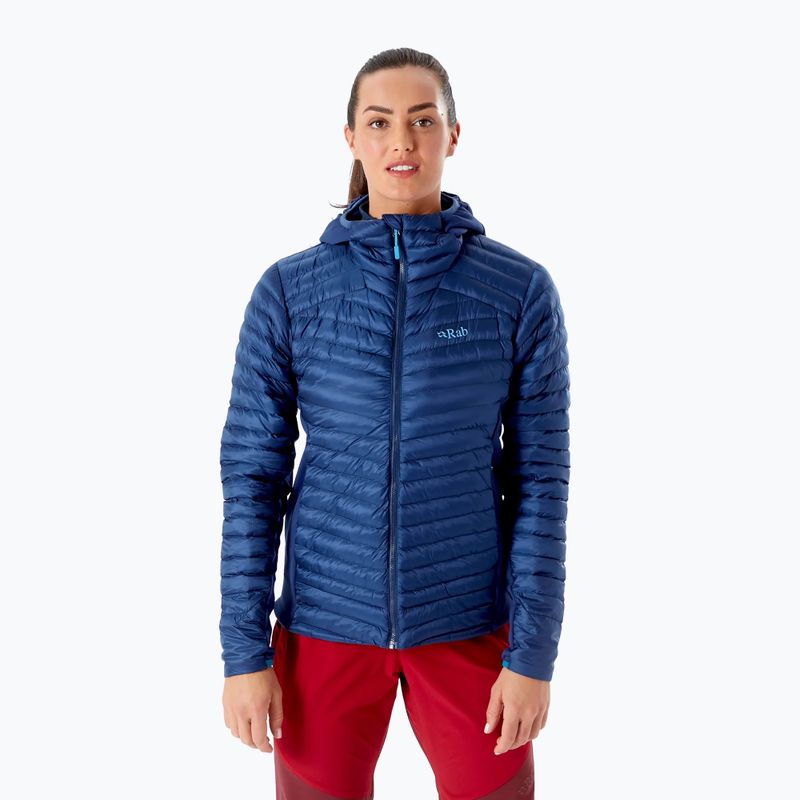 Damen Daunenjacke Rab Cirrus Flex 2.0 Hoody blau QIO-69 6
