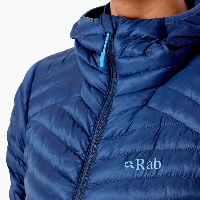 Damen Daunenjacke Rab Cirrus Flex 2.0 Hoody blau QIO-69 8