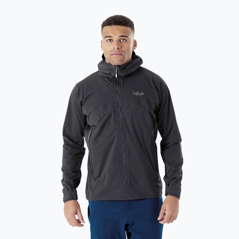 Regenjacke Herren Rab Kinetic 2.0 beluga