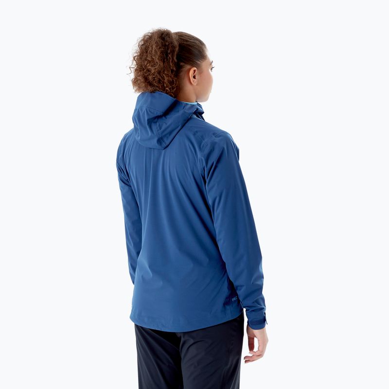 Rab Kinetic 2.0 Damen Regenjacke blau QWG-75 2