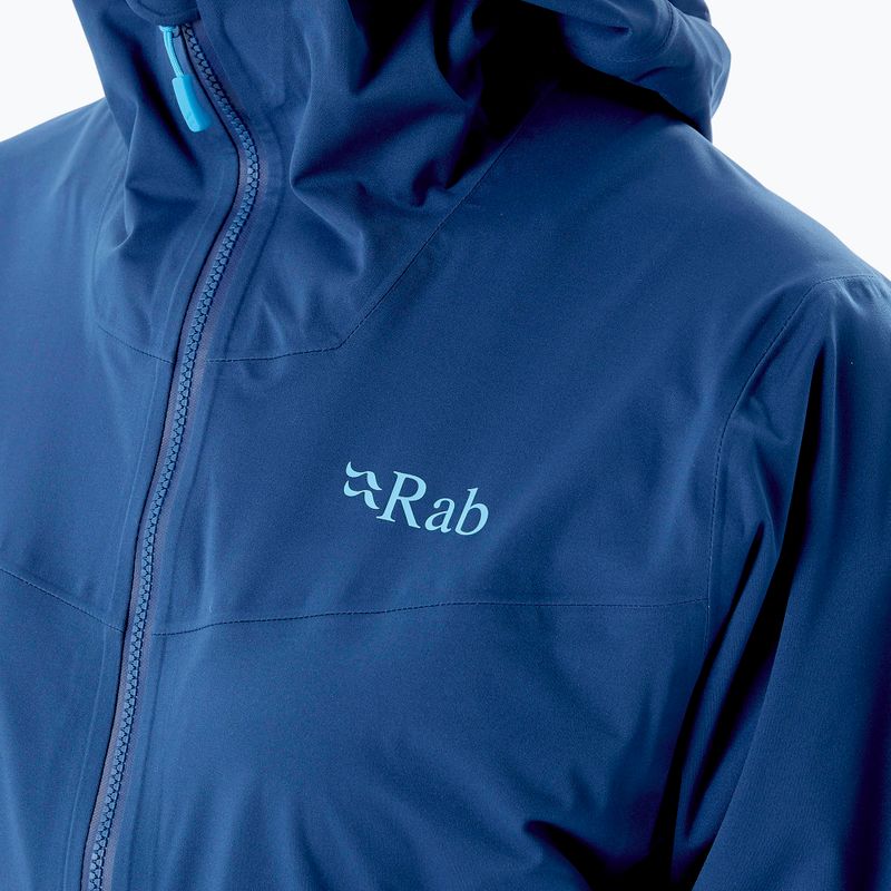 Rab Kinetic 2.0 Damen Regenjacke blau QWG-75 4