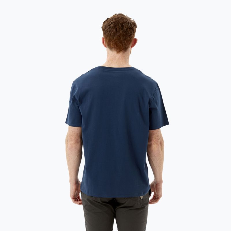 Herren Rab Stance Logo SS Trekking-T-Shirt navy blau QCB-08-DI-S 2
