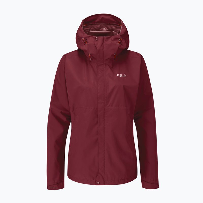 Rab Downpour Eco Damen Regenjacke kastanienbraun QWG-83-HD-08 3