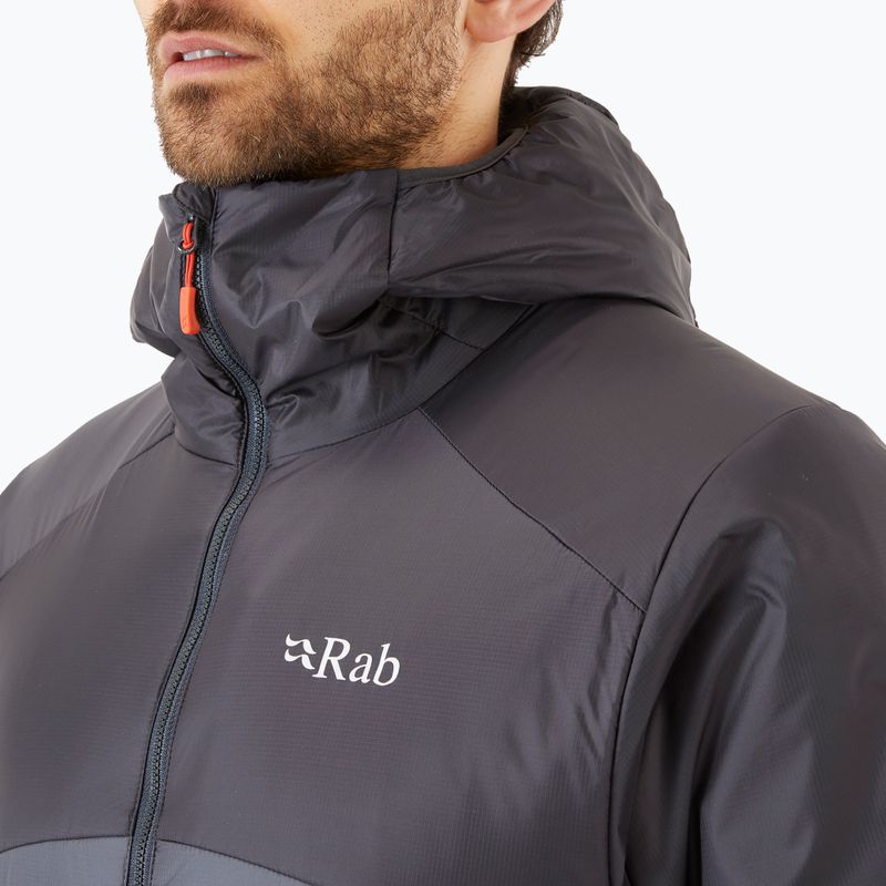Herren Daunenjacke Rab Xenon 2.0 schwarz-grau QIO-94-AGR-MED 3