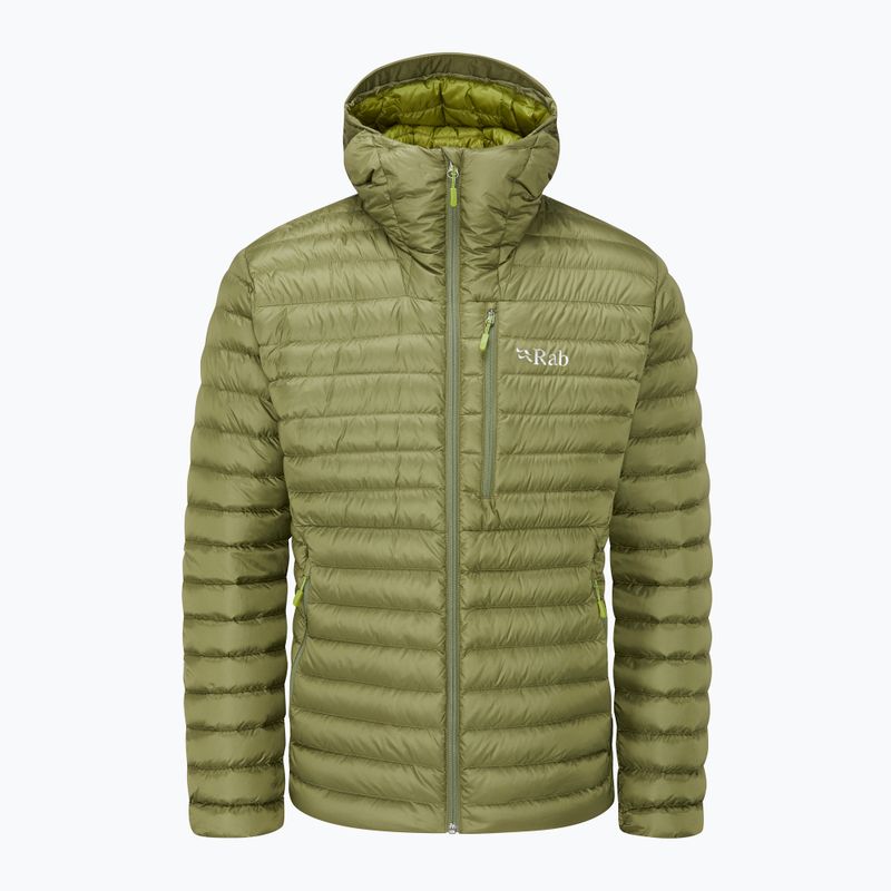 Herren Rab Microlight Alpine Daunenjacke chloritgrün 3