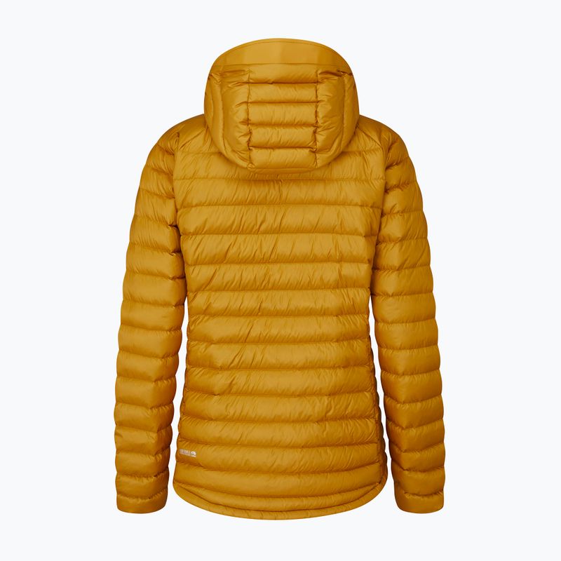 Damen Daunenjacke Rab Microlight Alpine gelb QDB-13-DBN-08 2