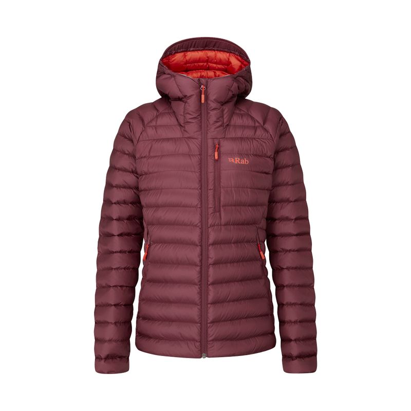 Damen Daunenjacke Rab Microlight Alpine grau QDB-13-DEH-08 2