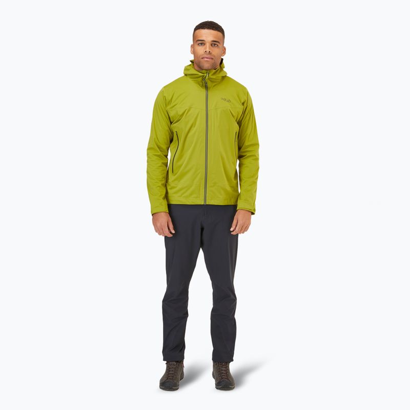 Regenjacke Herren Rab Kinetic 2.0 ascent grey 2