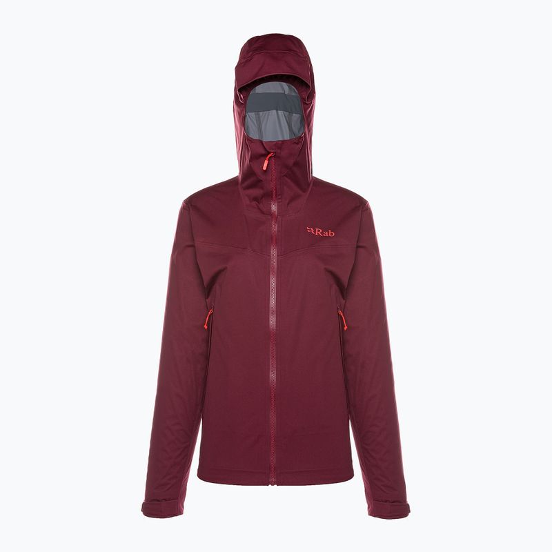 Rab Kinetic 2.0 Damen Regenjacke kastanienbraun QWG-75 4