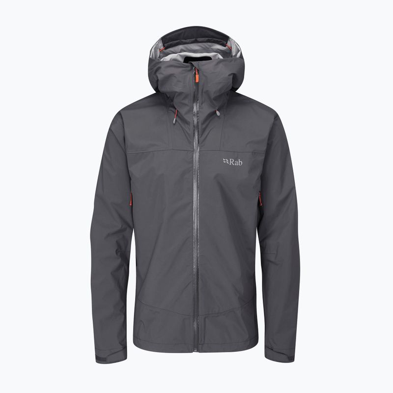 Rab Downpour Plus 2.0 Herren Regenjacke grau QWG-78-GRH-SML 2