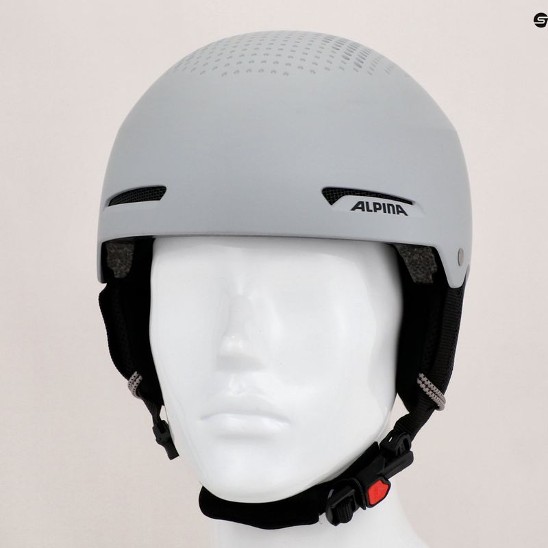 Skihelme für Kinder Alpina Zupo grey matt 15