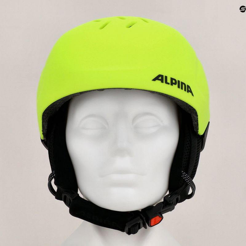 Skihelme für Kinder Alpina Pizi neon/yellow matt 10