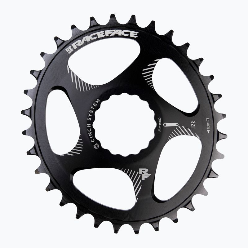 RACE FACE Cinch DM Oval Ritzel schwarz 3