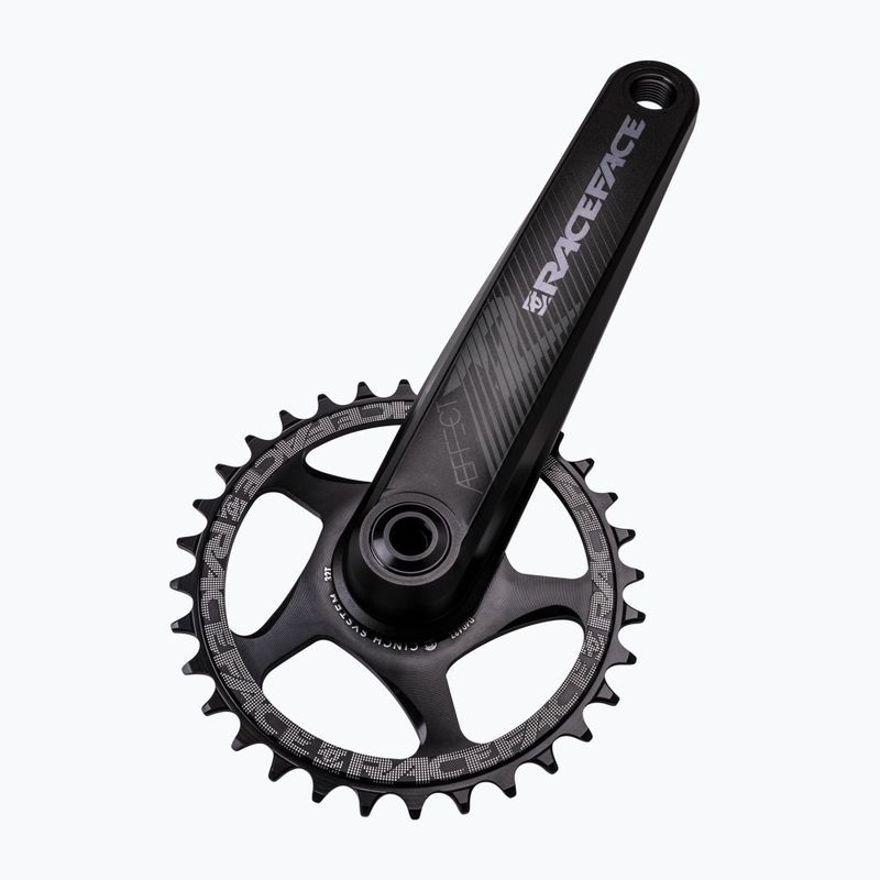 RACE FACE Aeffect R 137 schwarz Kurbelgarnitur