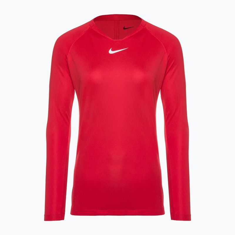 Damen Thermo-Langarmshirt Nike Dri-FIT Park First Layer LS universitätsrot/weiß