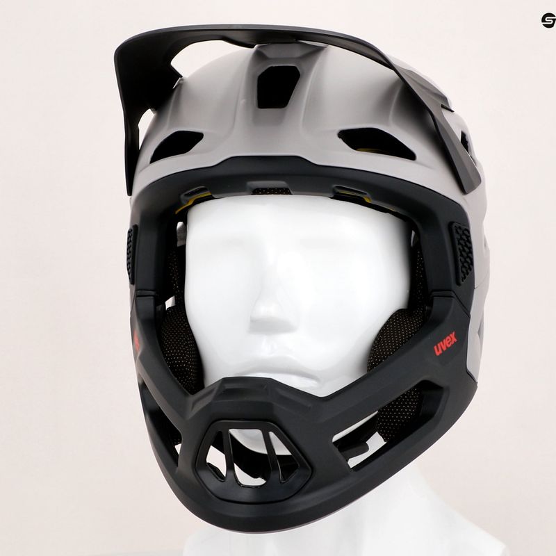 Fahrradhelm UVEX Revolt MIPS grau-rot 41/0/063/04/15 14
