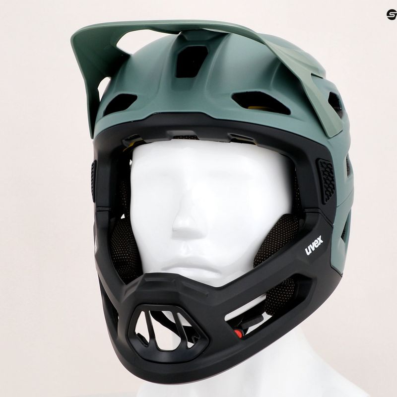 Fahrradhelm UVEX Revolt MIPS grün/schwarz 41/0/063/03/17 14