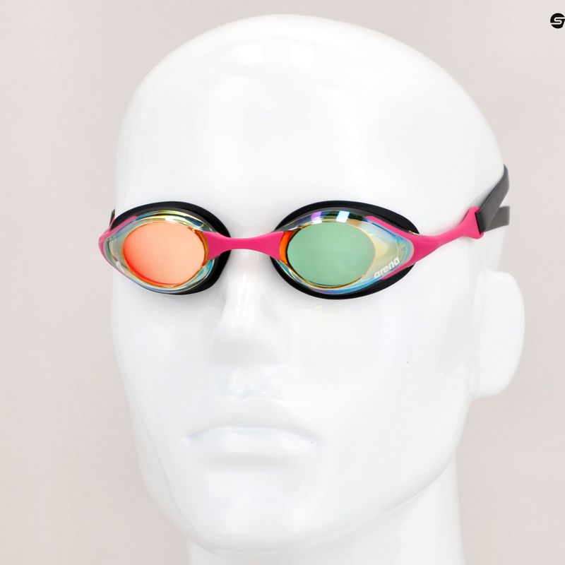 Arena Schwimmbrille Cobra Swipe Mirror gelb kupfer/rosa 004196/390 15