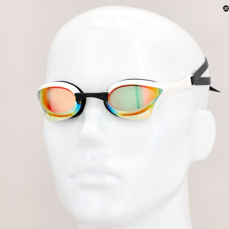 Arena Schwimmbrille Cobra Ultra Swipe Mirror gelb kupfer/weiß 002507/310 9