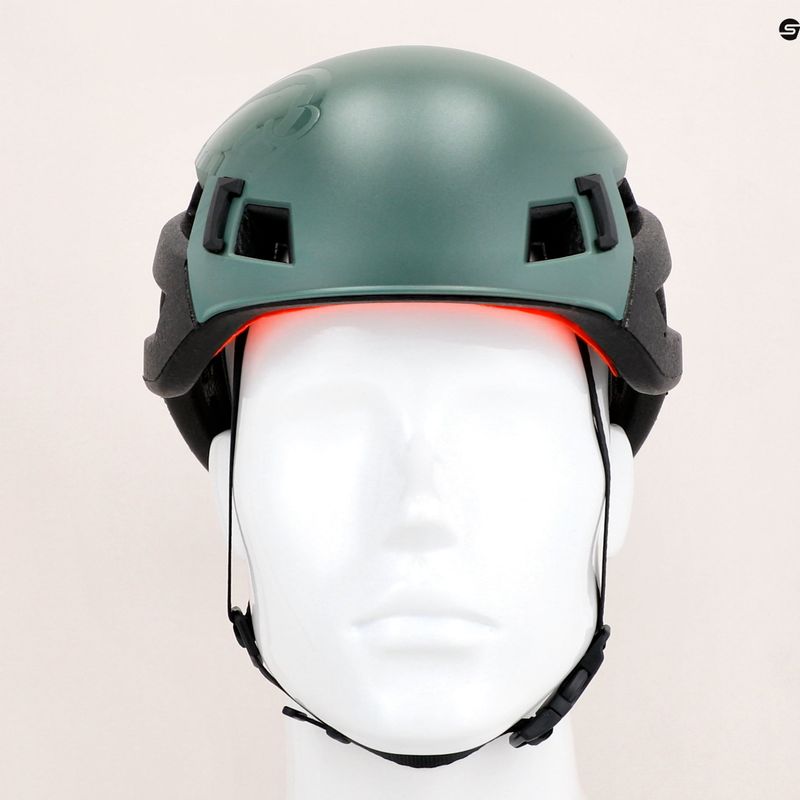 Mammut Wall Rider grüner Kletterhelm 12