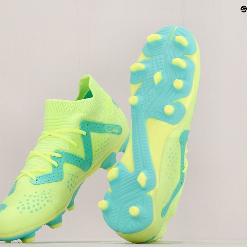 PUMA Future Match FG/AG JR Kinder Fußballschuhe grün 107195 03 16