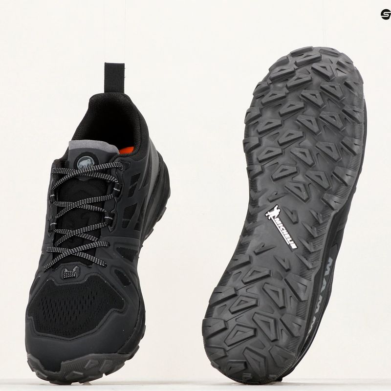 Herren Wanderschuhe Mammut Saentis Low schwarz 11