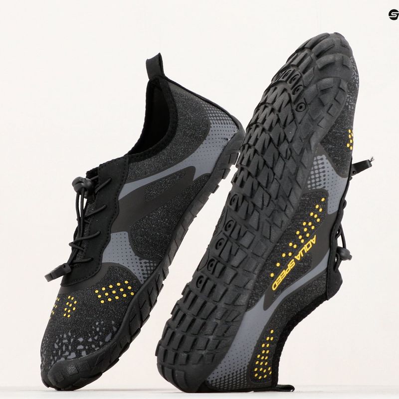 AQUA-SPEED Nautilus Wasserschuhe schwarz-grau 637 12