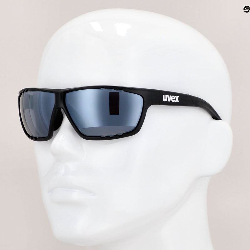 UVEX Sportstyle 706 CV schwarz matt/litemirror silber Sonnenbrille 53/2/018/2290 11